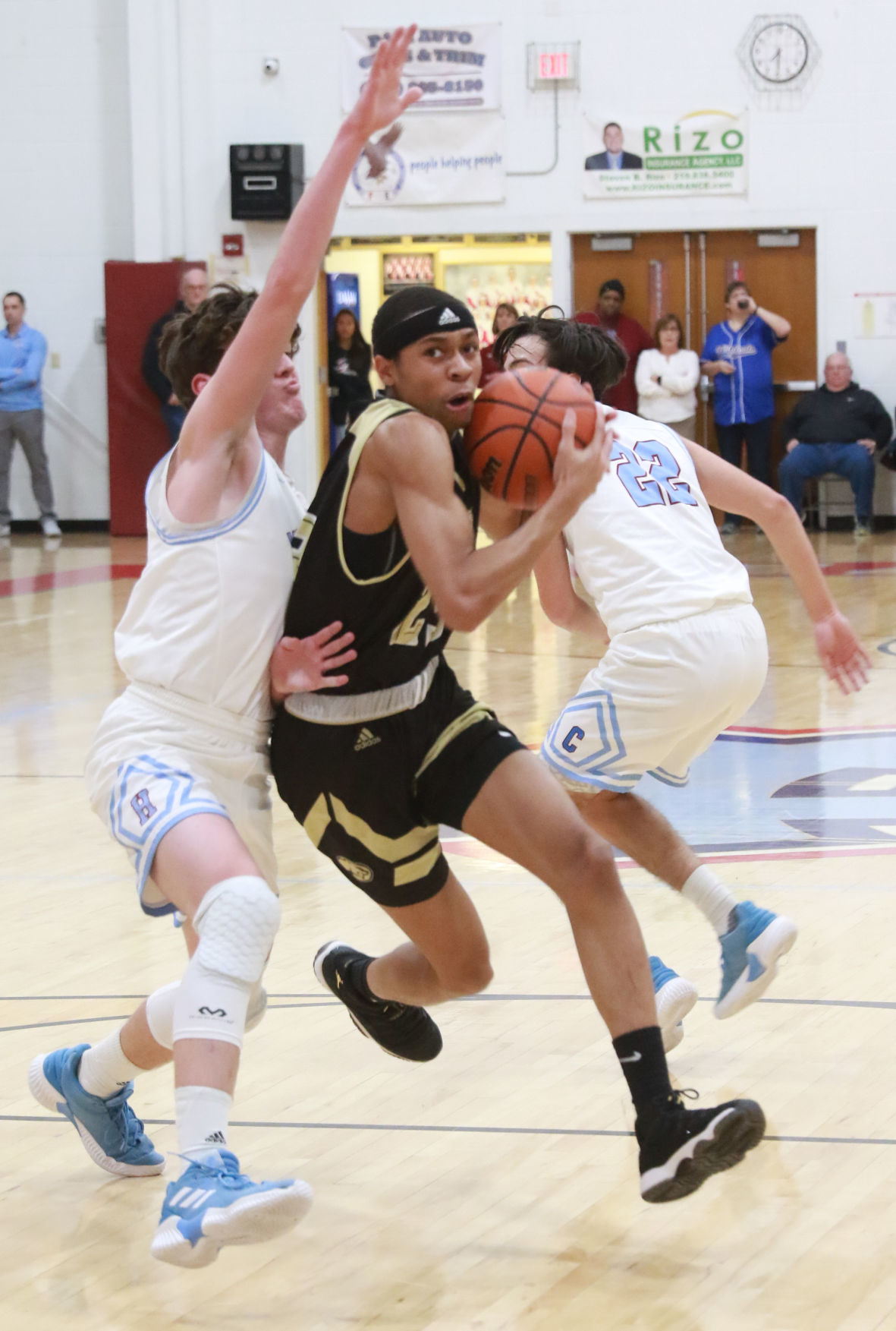 Boys basketball - Griffith at Hanover Central